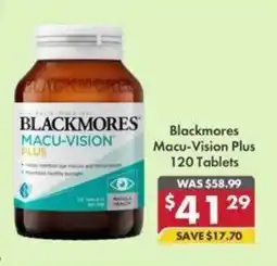 Pharmacy4Less Blackmores Macu-Vision Plus offer