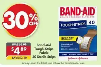 Band-Aid Tough-Strips Fabric