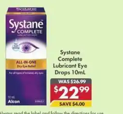 Pharmacy4Less Systane Complete Lubricant Eye Drops offer