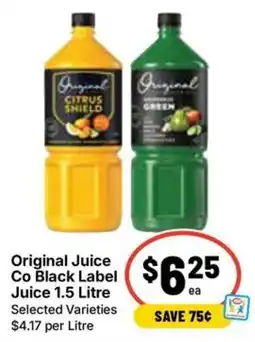 Ritchies Original Juice Co Black Label Juice offer