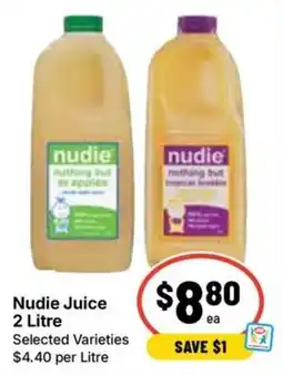 Ritchies Nudie Juice 2 Litre offer