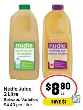 Nudie Juice 2 Litre