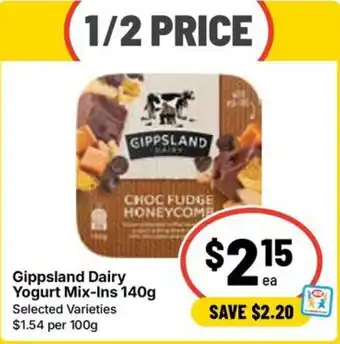 Ritchies Gippsland Dairy Yogurt Mix-Ins offer