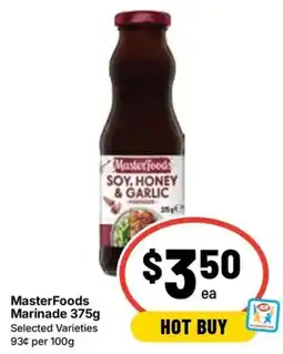 Ritchies MasterFoods Marinade offer
