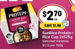 Ritchies SunRice Protein+ Rice Cup offer