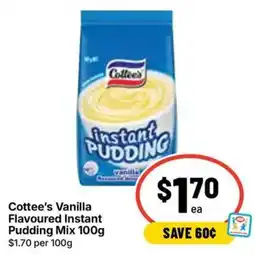 Ritchies Cottee's Vanilla Flavoured Instant Pudding Mix offer