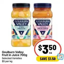 Ritchies Goulburn Valley Fruit in Juice offer