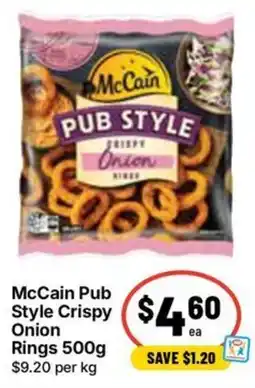 Ritchies McCain Pub Style Crispy Onion Rings offer