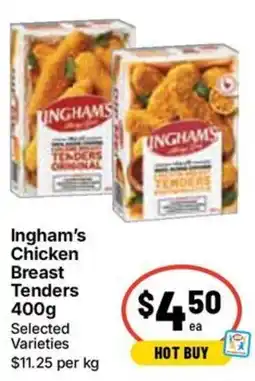 Ritchies Ingham's Chicken Breast Tenders offer