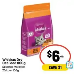 Ritchies Whiskas Dry Cat Food offer