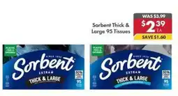 Pharmacy4Less Sorbent Thick & Large 95 Tissues offer