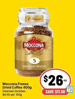 Ritchies Moccona Freeze Dried Coffee offer