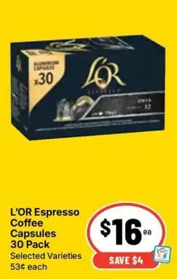 Ritchies L'OR Espresso Coffee Capsules offer