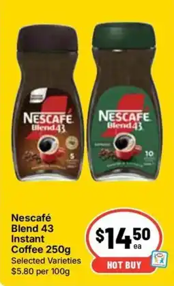 Ritchies Nescafe Blend 43 Instant Coffee offer