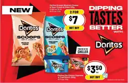Ritchies Doritos Scoops Mexican Cheese or Sour Cream & Onion offer