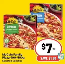 Ritchies McCain Family Pizza offer