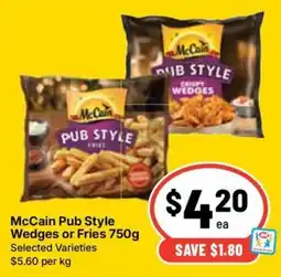 Ritchies McCain Pub Style Wedges or Fries offer