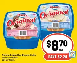 Ritchies Peters Original Ice Cream offer