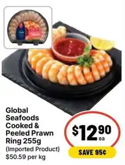 Ritchies Global Seafoods Cooked & Peeled Prawn Ring offer