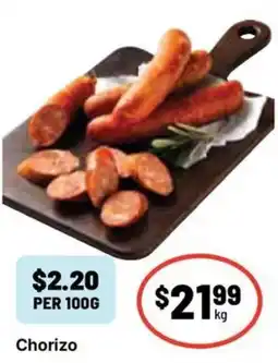 Ritchies Chorizo offer