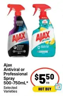 Ritchies Ajax Antiviral or Professional Spray offer
