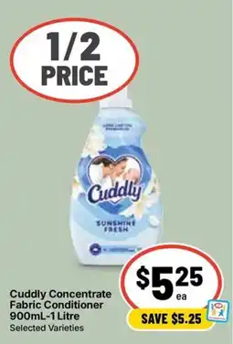 Ritchies Cuddly Concentrate Fabric Conditioner offer