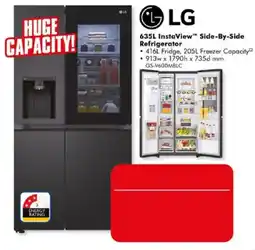 The Good Guys LG 635L InstaView Side-By-Side Refrigerator offer