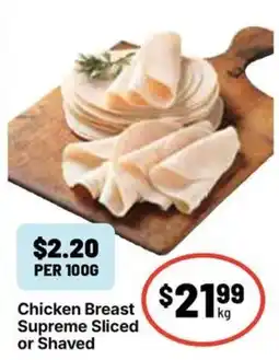 Ritchies Chicken Breast Supreme Sliced or Shaved offer