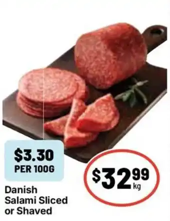 Ritchies Danish Salami Sliced or Shaved offer