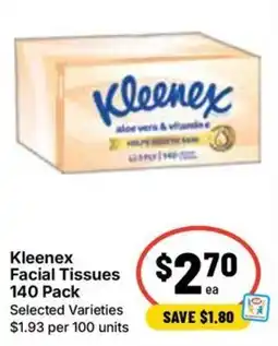 Ritchies Kleenex Facial Tissues offer