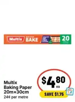 Ritchies Multix Baking Paper offer