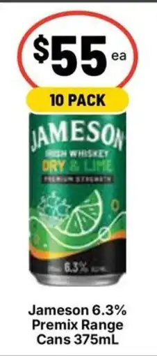 Ritchies Jameson Premix Range Cans offer