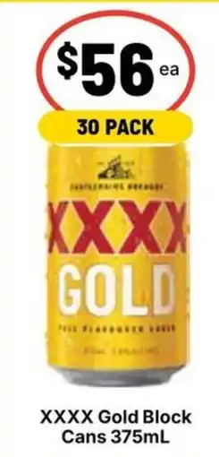 Ritchies XXXX Gold Block offer