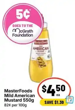 Ritchies MasterFoods Mild American Mustard offer