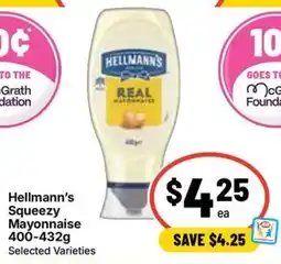 Ritchies Hellmann's Squeez Mayonnaise offer