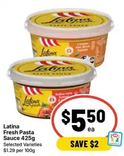 Ritchies Latina Fresh Pasta Sauce offer