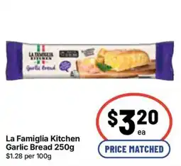 Ritchies La Famiglia Kitchen Garlic Bread offer