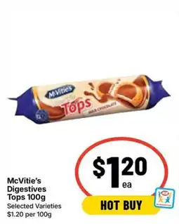 Ritchies McVitie's Digestives Tops offer