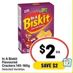 Ritchies In A Biskit Flavoured Crackers offer