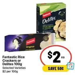 Ritchies Fantastic Rice Crackers or Delites offer