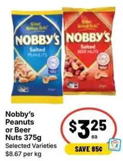 Ritchies Nobby's Peanuts or Beer Nuts offer
