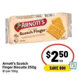 Ritchies Arnott's Scotch Finger Biscuits offer