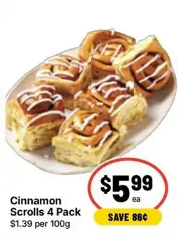 Ritchies Cinnamon Scrolls offer
