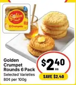 Ritchies Golden Crumpet Rounds 6 Pack offer