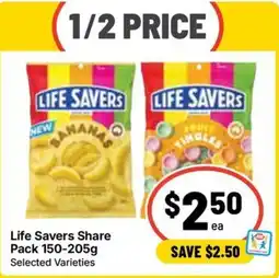 Ritchies Life Savers Share Pack offer