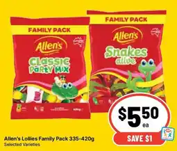 Ritchies Allen's Lollies Family Pack Selected Varieties offer