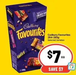 Ritchies Cadbury Favourites offer