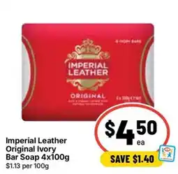 Ritchies Imperial Leather Original Ivory Bar Soap offer