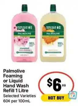 Ritchies Palmolive Foaming or Liquid Hand Wash Refill offer