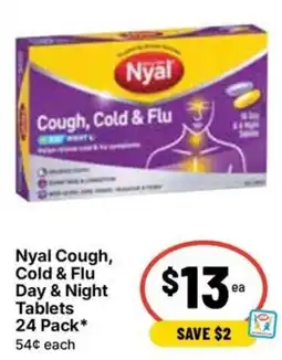 Ritchies Nyal Cough, Cold & Flu Day & Night Tablets offer